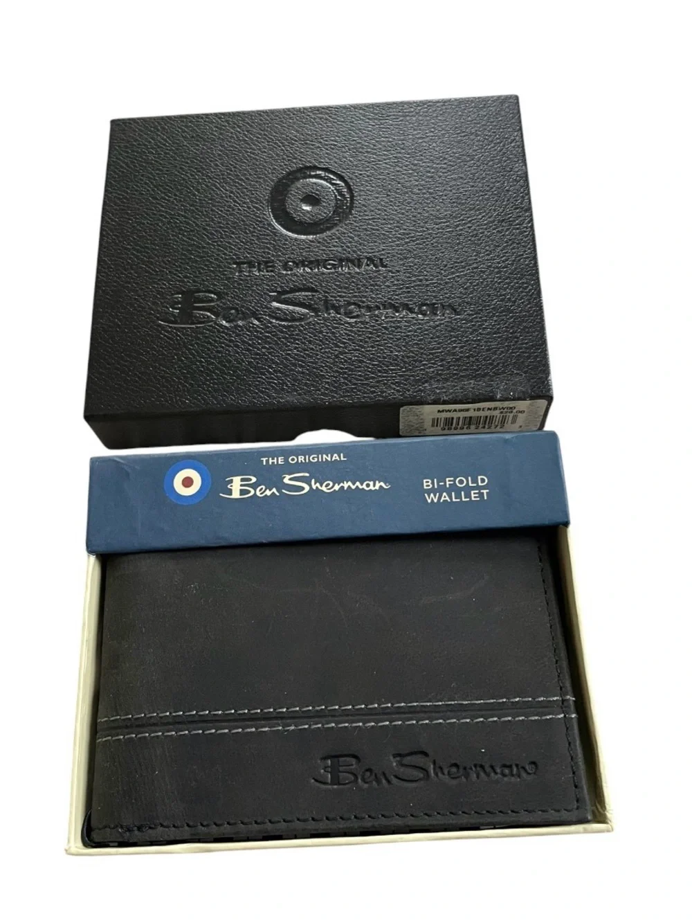 Ben Sherman Black Bi Fold Wallet New In Box